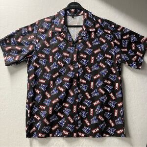 Chicago White Sox Camp Shirt Mens Size Medium TD SEWS Handmade Hawaiian Style